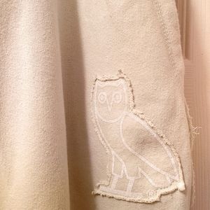 OVO white jogging sweats